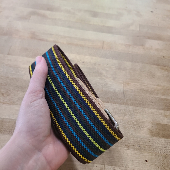 Consuela Adjustable Wide Striped Multicolor Bag Strap - Picture 8 of 9